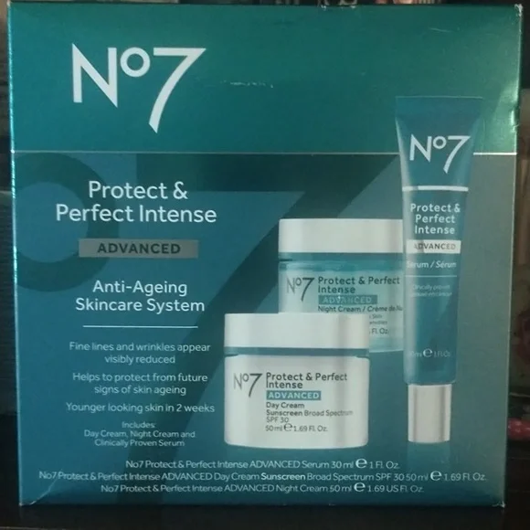 No7 Protect Perfect INTENSE Advanced Anti-aging Skincare For Fine Lines Wrinkles